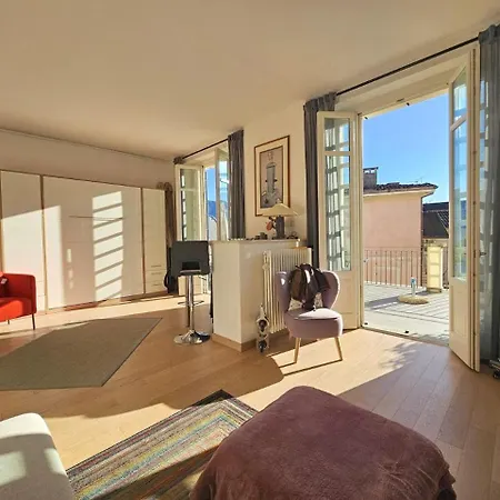 Apartment Traumhaftes über Dem Maggiore Für Zwei Ghiffa